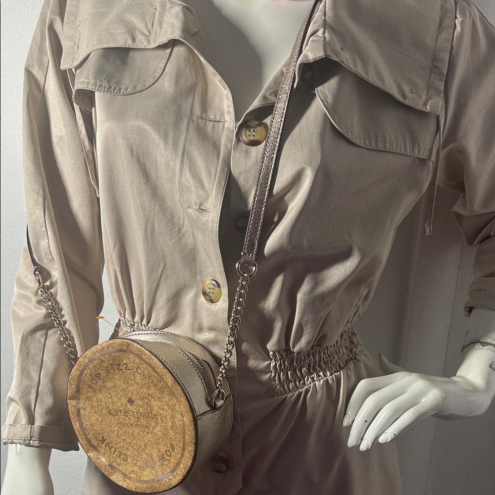 Kate Spade Tan and Gold Crossbody Bag - Picture 3 of 9